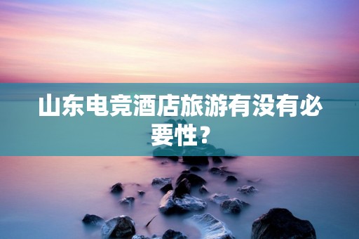 山东电竞酒店旅游有没有必要性？