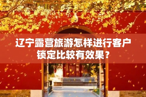辽宁露营旅游怎样进行客户锁定比较有效果？