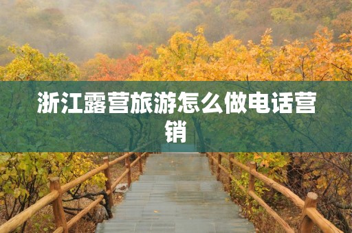 浙江露营旅游怎么做电话营销