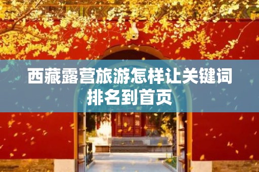 西藏露营旅游怎样让关键词排名到首页