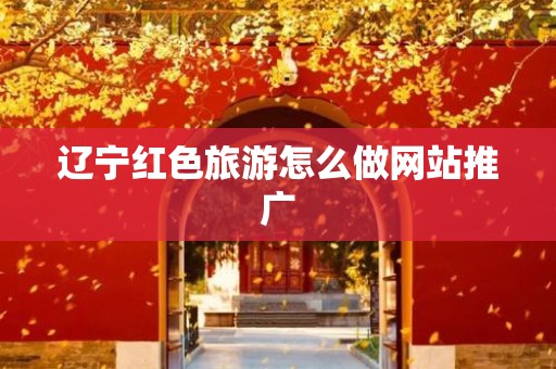 辽宁红色旅游怎么做网站推广